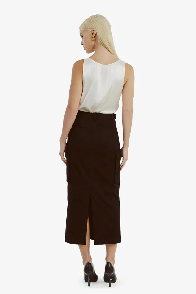 Women Skirts Bardot Arco Cargo Maxi Skirt In Black Black Women Skirts Bardot Arco Cargo Maxi Skirt In Black Black