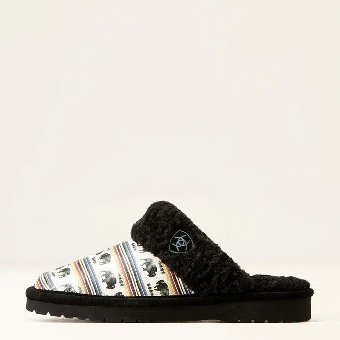 Women Slippers Ariat Jackie Square Toe Buffalo Print Women Slippers Ariat Jackie Square Toe Buffalo Print