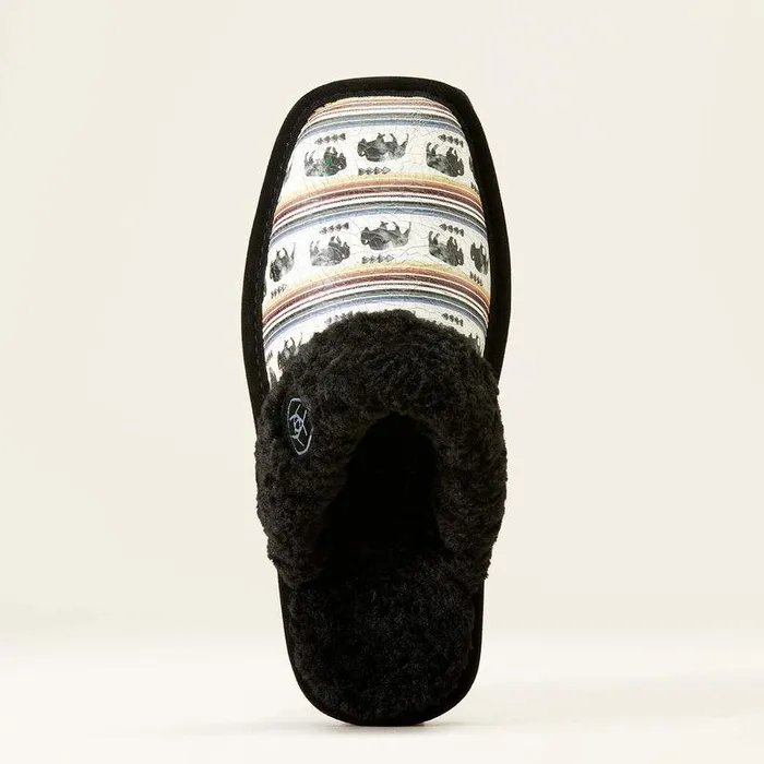 Women Slippers Ariat Jackie Square Toe Buffalo Print Women Slippers Ariat Jackie Square Toe Buffalo Print