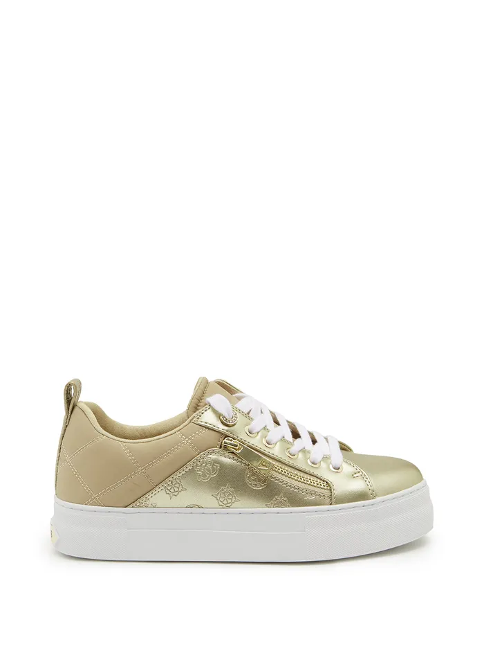Women Sneakers GUESS Gold Ganela Low Top Sneakers