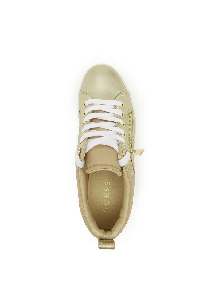 Women Sneakers GUESS Gold Ganela Low Top Sneakers