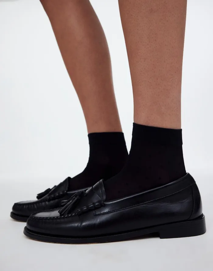 Women Socks Madewell TwoPack Sheer Ankle Socks True Black
