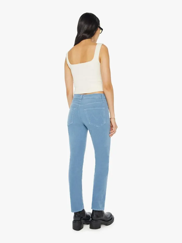 Women Straight Mother Denim The Hiker Hover Blue