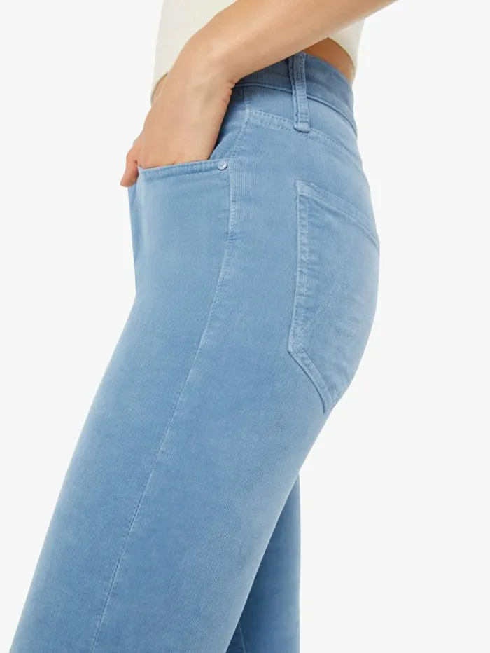 Women Straight Mother Denim The Hiker Hover Blue