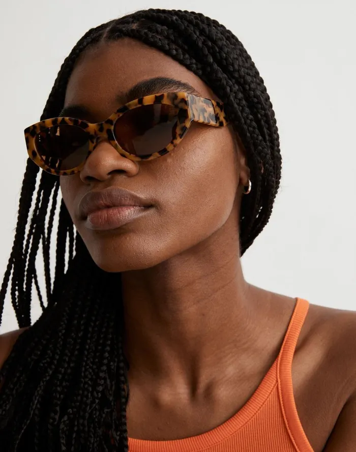 Women Sunglasses Madewell Demmera Sunglasses Tort Multi