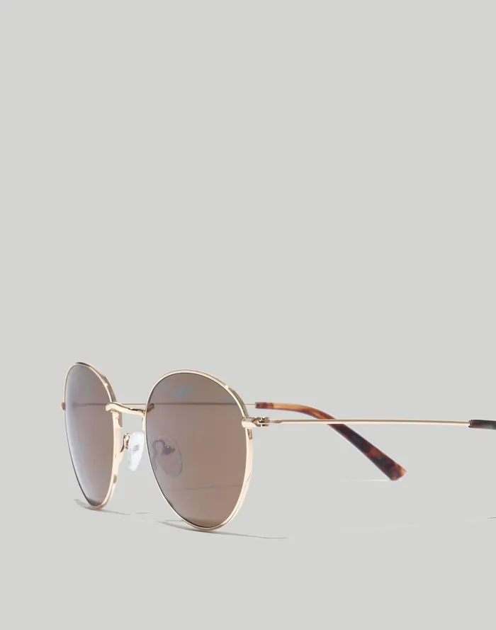 Women Sunglasses Madewell Fest Sunglasses Golden Brown