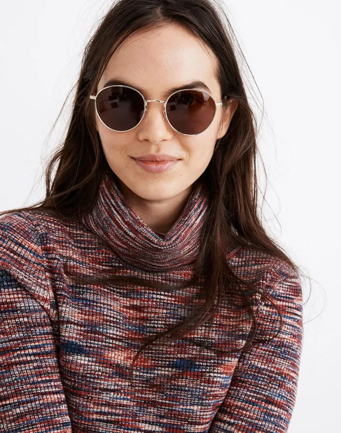 Women Sunglasses Madewell Fest Sunglasses Golden Brown