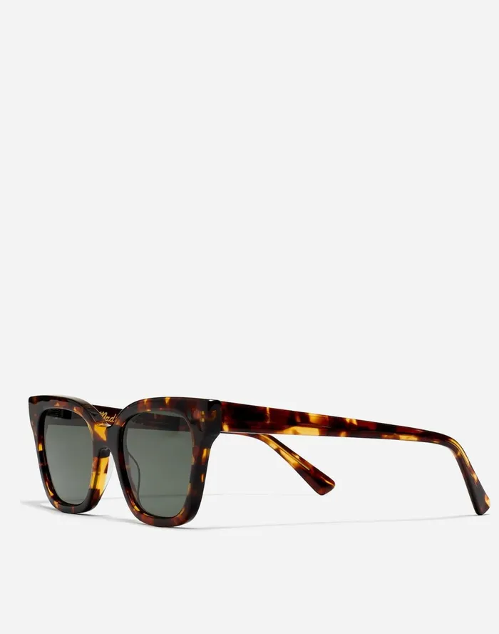 Women Sunglasses Madewell Pierport Sunglasses Whisky Tort