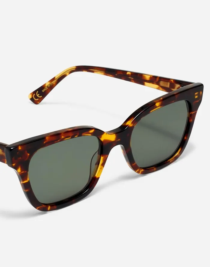 Women Sunglasses Madewell Pierport Sunglasses Whisky Tort
