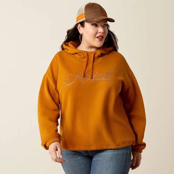 Women Sweatshirts and Hoodies Ariat Essential Hoodie Roasted Pecan Women Sweatshirts and Hoodies Ariat Essential Hoodie Roasted Pecan