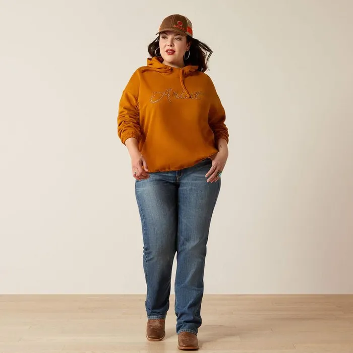 Women Sweatshirts and Hoodies Ariat Essential Hoodie Roasted Pecan Women Sweatshirts and Hoodies Ariat Essential Hoodie Roasted Pecan