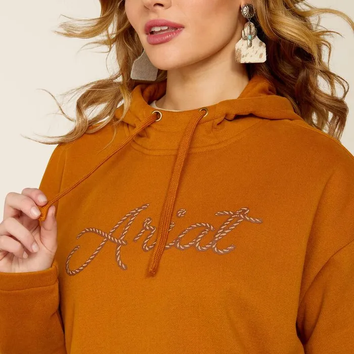 Women Sweatshirts and Hoodies Ariat Essential Hoodie Roasted Pecan Women Sweatshirts and Hoodies Ariat Essential Hoodie Roasted Pecan