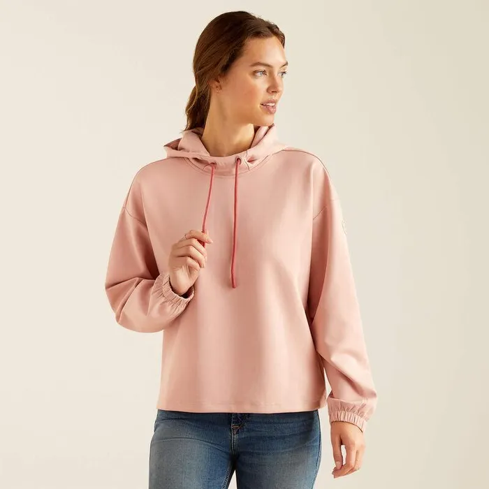 Women Sweatshirts and Hoodies Ariat Moraga Hoodie Misty Rose
