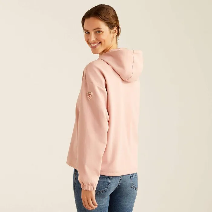 Women Sweatshirts and Hoodies Ariat Moraga Hoodie Misty Rose Women Sweatshirts and Hoodies Ariat Moraga Hoodie Misty Rose