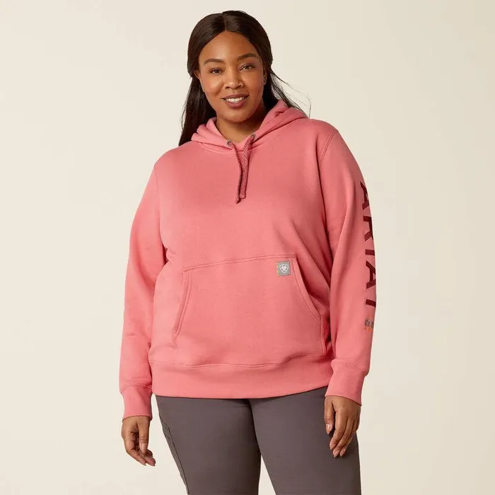 Women Sweatshirts and Hoodies Ariat Rebar Graphic Hoodie Desert Rosetibetan Red Women Sweatshirts and Hoodies Ariat Rebar Graphic Hoodie Desert Rosetibetan Red
