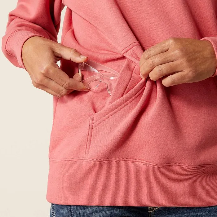 Women Sweatshirts and Hoodies Ariat Rebar Graphic Hoodie Desert Rosetibetan Red Women Sweatshirts and Hoodies Ariat Rebar Graphic Hoodie Desert Rosetibetan Red