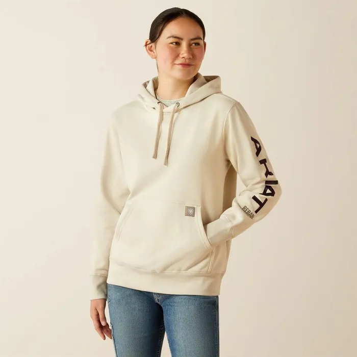 Women Sweatshirts and Hoodies Ariat Rebar Graphic Hoodie Moonbeam