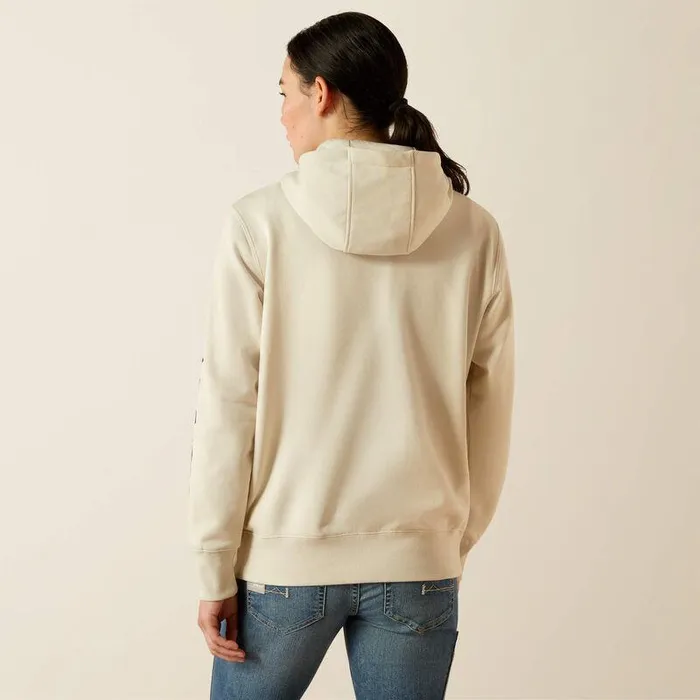 Women Sweatshirts and Hoodies Ariat Rebar Graphic Hoodie Moonbeam