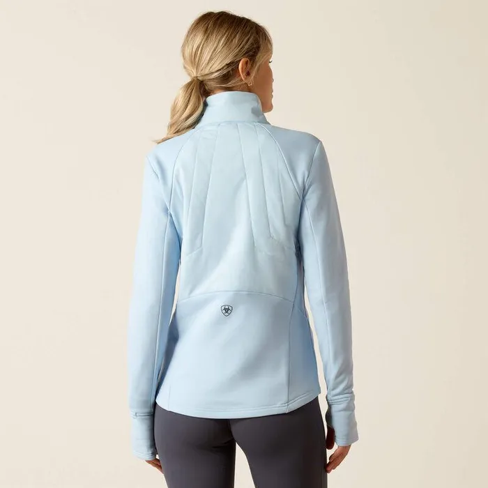 Women Sweatshirts and Hoodies Ariat Venture 12 Zip Sweatshirt Cerulean