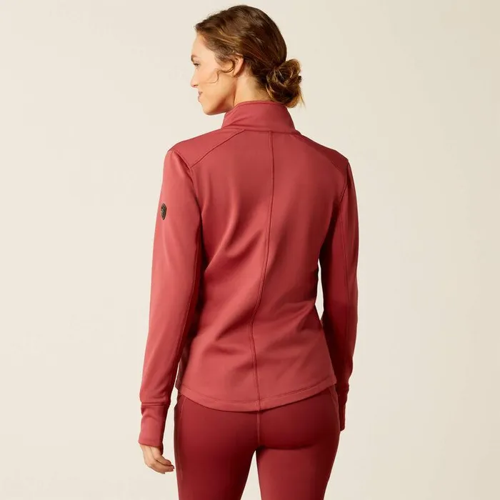 Women Sweatshirts and Hoodies Ariat Zaphus Full Zip Sweatshirt Burnt Russet