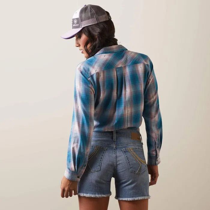 Women TShirts and Tops Ariat Billie Jean Shirt Idabel Dobby Plaid Women TShirts and Tops Ariat Billie Jean Shirt Idabel Dobby Plaid