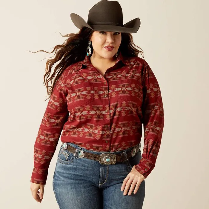 Women TShirts and Tops Ariat Billie Jean Shirt Sadie Southwest Print