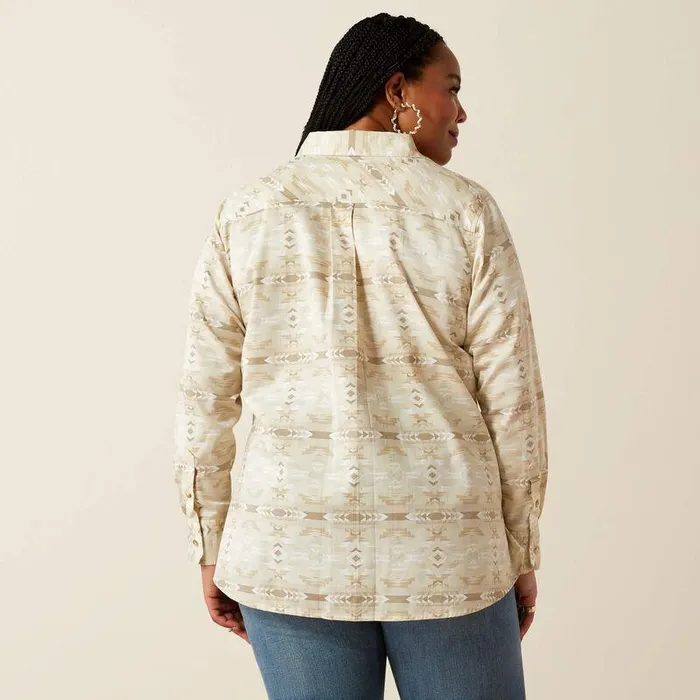 Women TShirts and Tops Ariat Billie Jean Shirt Sandstone Southwest Print