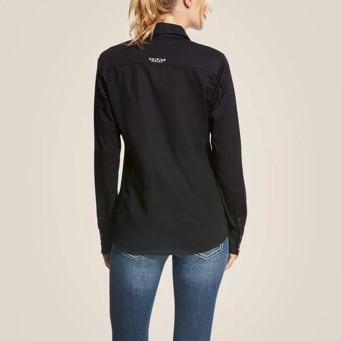 Women TShirts and Tops Ariat Kirby Stretch Shirt Black