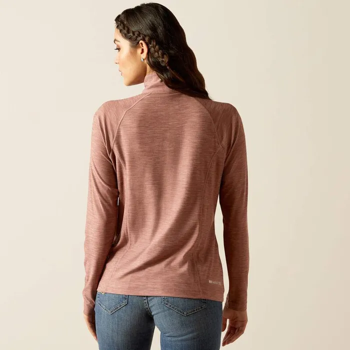 Women TShirts and Tops Ariat Laguna 20 14 Zip Top Twilight Mauve Women TShirts and Tops Ariat Laguna 20 14 Zip Top Twilight Mauve
