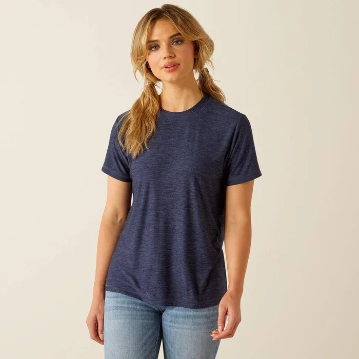 Women TShirts and Tops Ariat Laguna Back Logo Shirt Black Iris Women TShirts and Tops Ariat Laguna Back Logo Shirt Black Iris