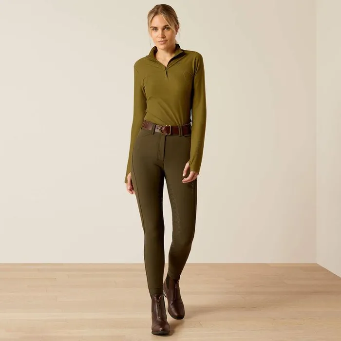 Women TShirts and Tops Ariat Lowell 30 14 Zip Baselayer Winter Moss Women TShirts and Tops Ariat Lowell 30 14 Zip Baselayer Winter Moss