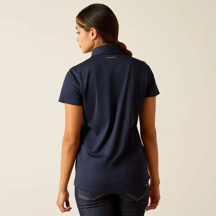 Women TShirts and Tops Ariat Rebar Foreman Polo Navy Women TShirts and Tops Ariat Rebar Foreman Polo Navy