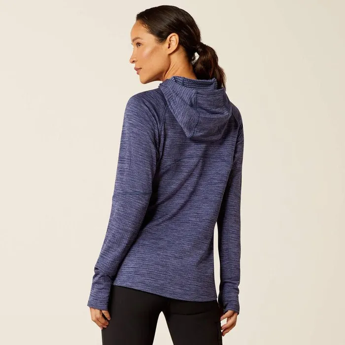 Women TShirts and Tops Ariat Rebar Gridwork Hoodie Blue Indigo Women TShirts and Tops Ariat Rebar Gridwork Hoodie Blue Indigo