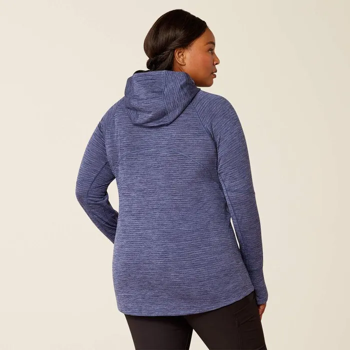 Women TShirts and Tops Ariat Rebar Gridwork Hoodie Blue Indigo Women TShirts and Tops Ariat Rebar Gridwork Hoodie Blue Indigo