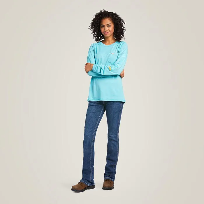 Women TShirts and Tops Ariat Rebar Heat Fighter TShirt Meadowbrook