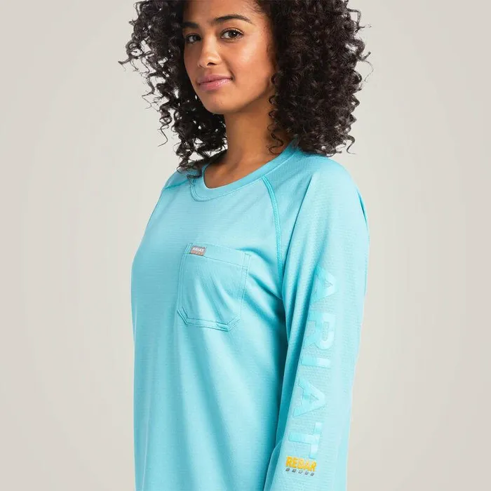 Women TShirts and Tops Ariat Rebar Heat Fighter TShirt Meadowbrook