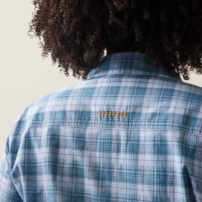 Women TShirts and Tops Ariat Rebar Made Tough DuraStretch Work Shirt Clear Sky Plaid Women TShirts and Tops Ariat Rebar Made Tough DuraStretch Work Shirt Clear Sky Plaid