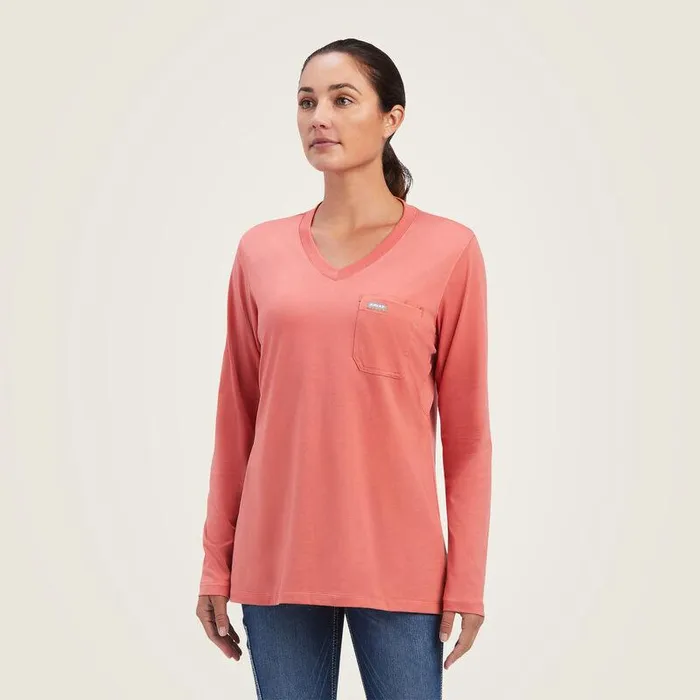 Women TShirts and Tops Ariat Rebar Workman Barn Graphic TShirt Faded Rose Women TShirts and Tops Ariat Rebar Workman Barn Graphic TShirt Faded Rose
