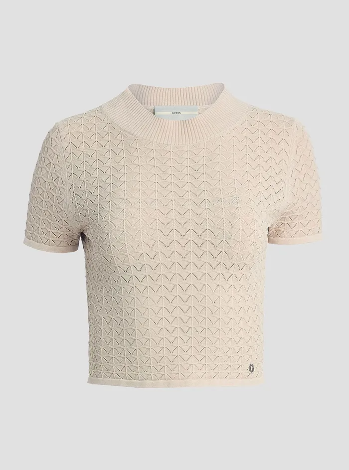 Women Tees and Tanks GUESS Pearl Julie Knit Top Women Tees and Tanks GUESS Pearl Julie Knit Top