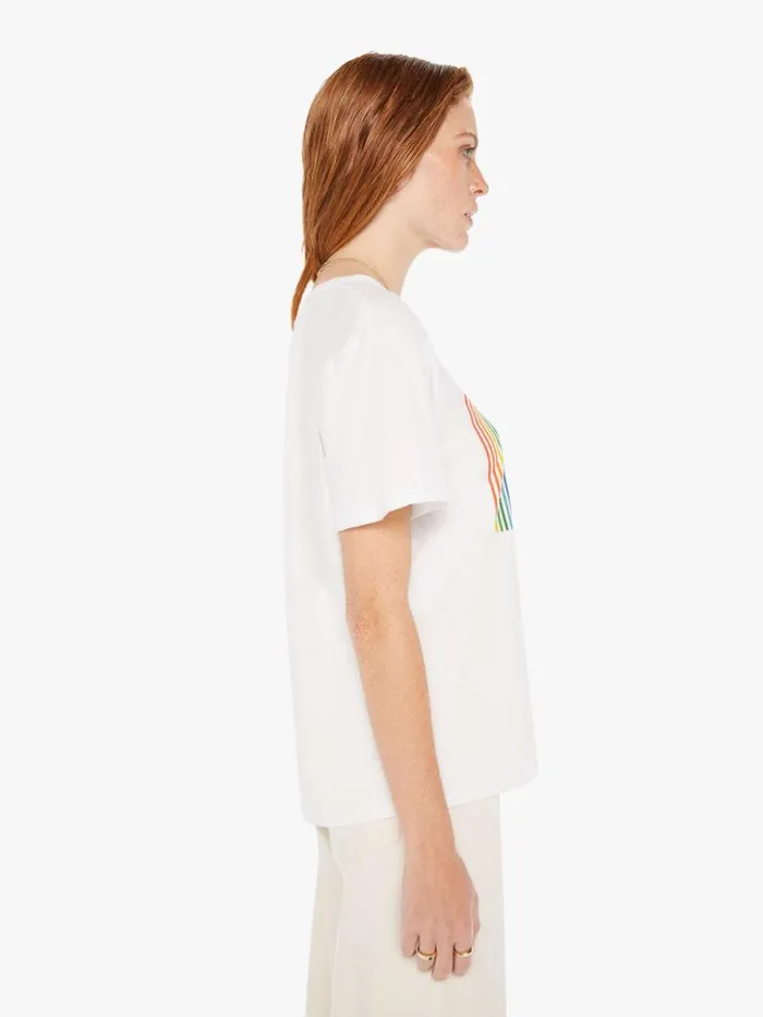 Women Tees Tanks Mother Denim The Rowdy White