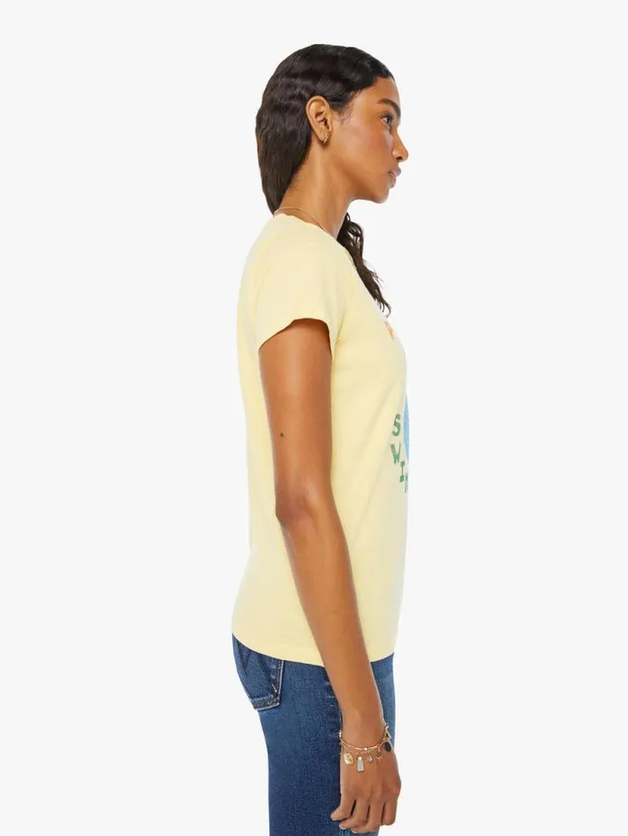 Women Tees Tanks Mother Denim The Sinful Yellow lightpastel