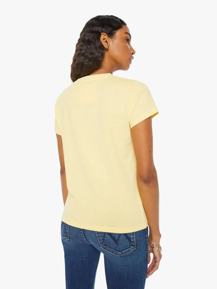 Women Tees Tanks Mother Denim The Sinful Yellow lightpastel