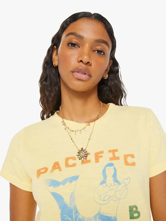 Women Tees Tanks Mother Denim The Sinful Yellow lightpastel