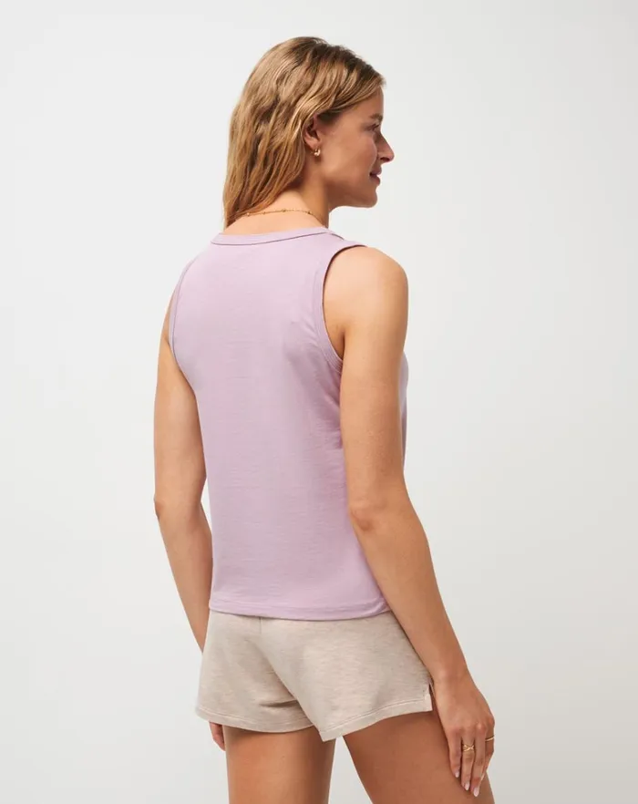 Women Tees TravisMathew BEACH BANGLES TANK Mauve Shadows