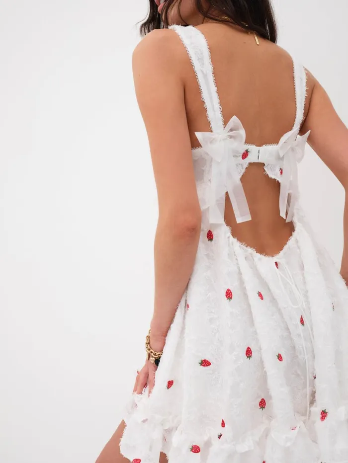 Women Tesoro Mini Dress White For Love and Lemons Dresses Women Tesoro Mini Dress White For Love and Lemons Dresses