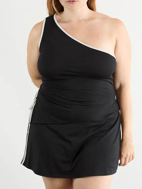 Women Tops Lisa Says Gah Emily Tank Black White