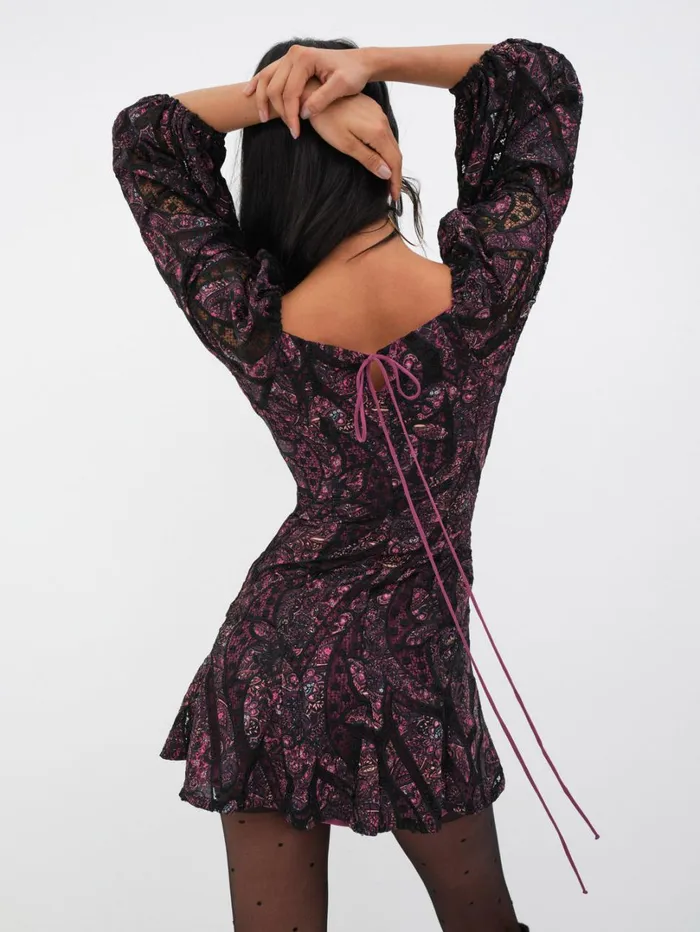 Women Valerie Mini Dress Purple For Love and Lemons Dresses Women Valerie Mini Dress Purple For Love and Lemons Dresses