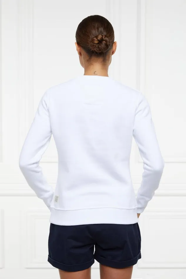 Women Varsity Crew White Holland Cooper Sweatshirts Women Varsity Crew White Holland Cooper Sweatshirts