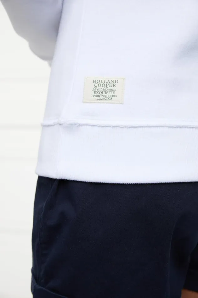 Women Varsity Crew White Holland Cooper Sweatshirts Women Varsity Crew White Holland Cooper Sweatshirts