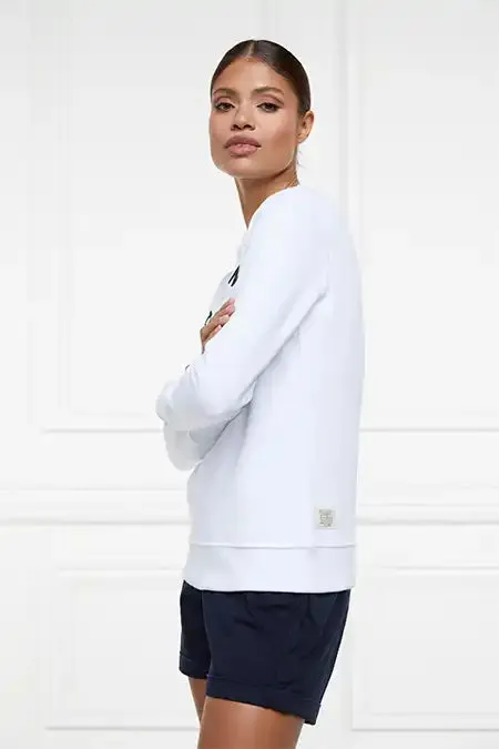 Women Varsity Crew White Holland Cooper Sweatshirts Women Varsity Crew White Holland Cooper Sweatshirts